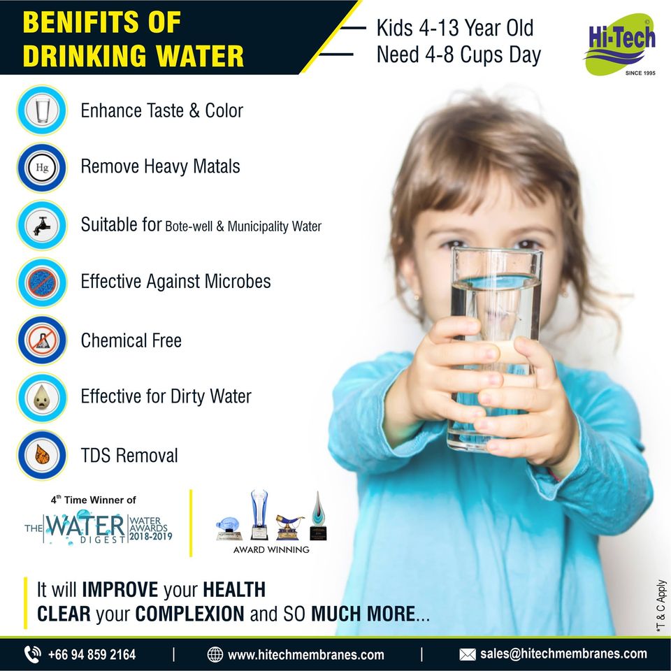 Several Benefits of Drinking RO Water