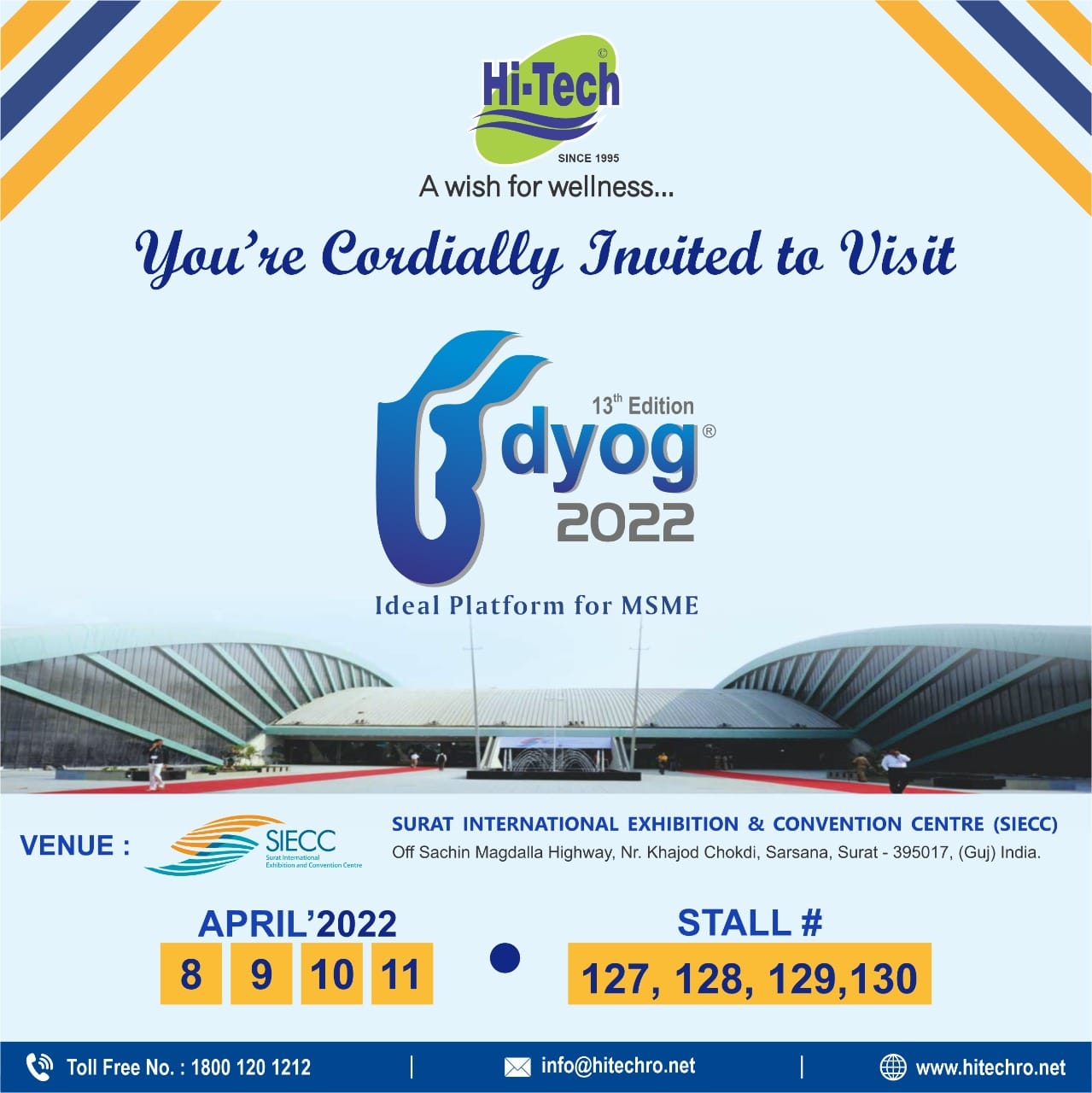 Udyog 2022 - International Mega Exhibition -Surat